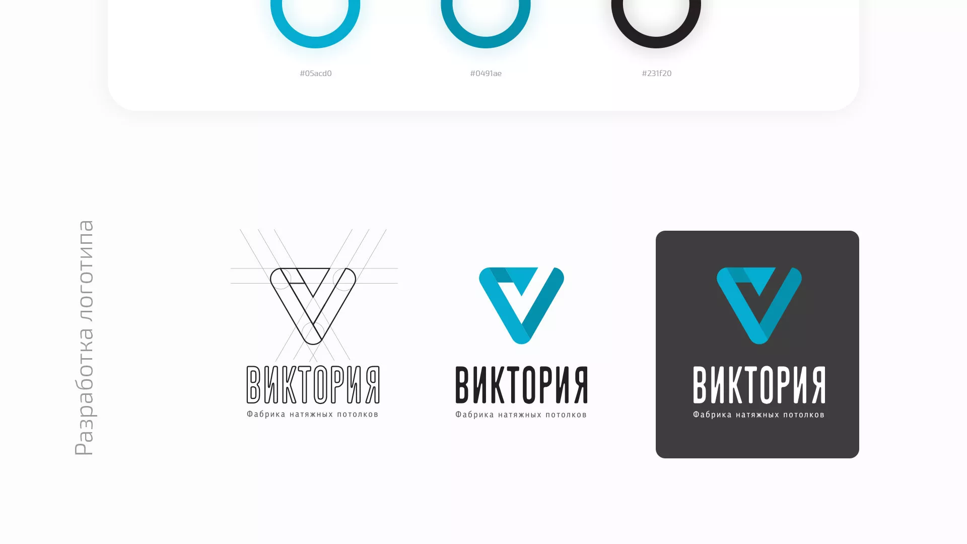 Разработка фирменного стиля компании по продаже и установке натяжных потолков в Волгодонске